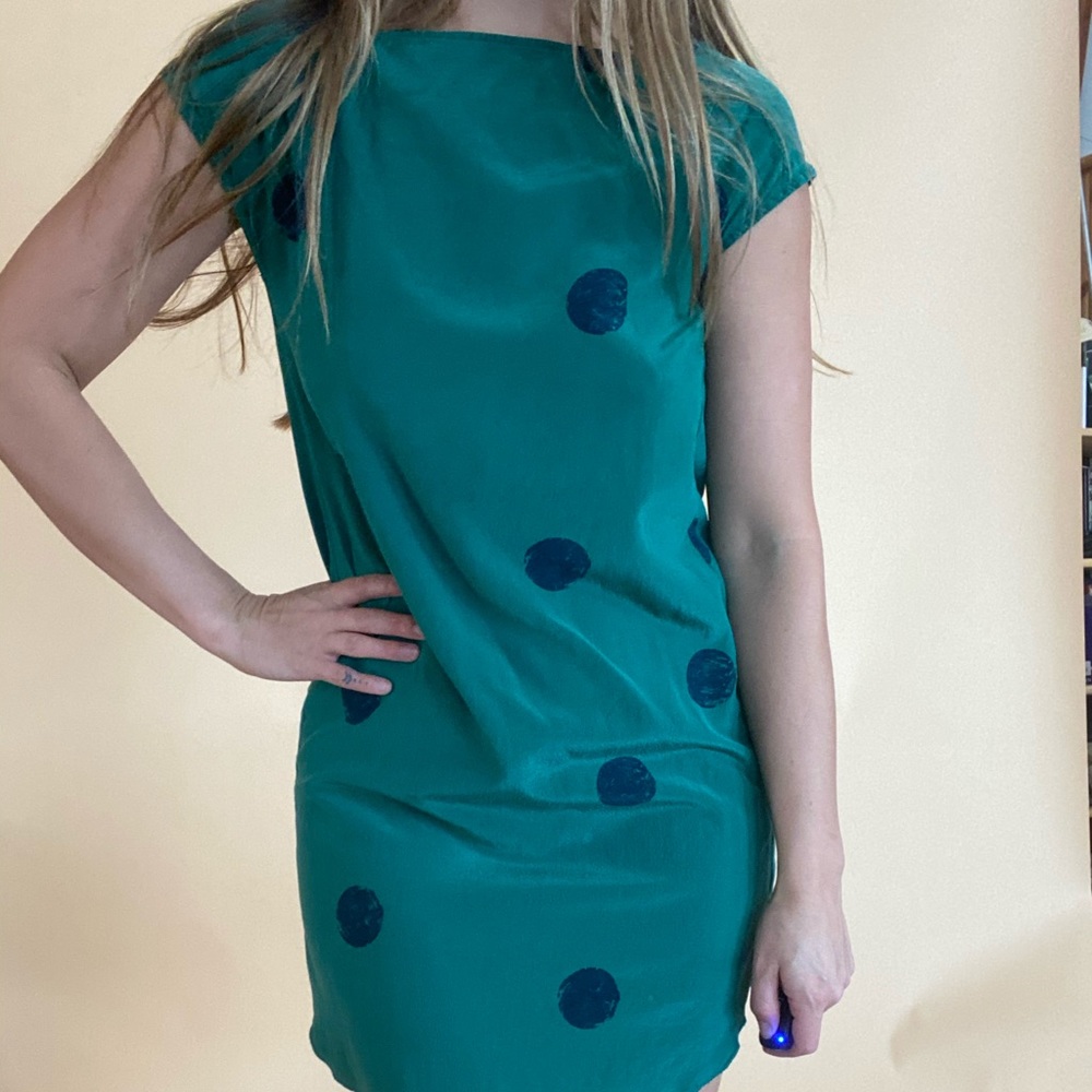 60s Silk Polka Dot Mini
Best fits size XS